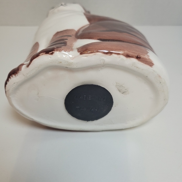 Vintage Hand Painted Ceramic Tabby Cat Bank - Picture 11 of 14